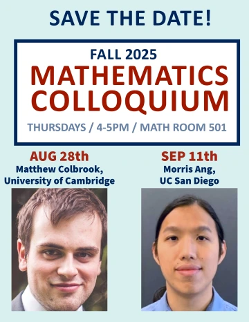 Fall 2025 Colloquium Series 1