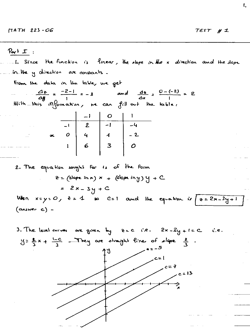 Math 223 05 Practice Test 1 Math 223 05 Practice Test 1